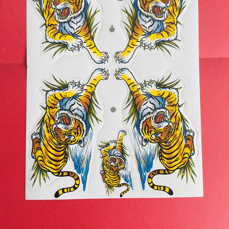 トラ シール 大 ③ TIGER STICKER