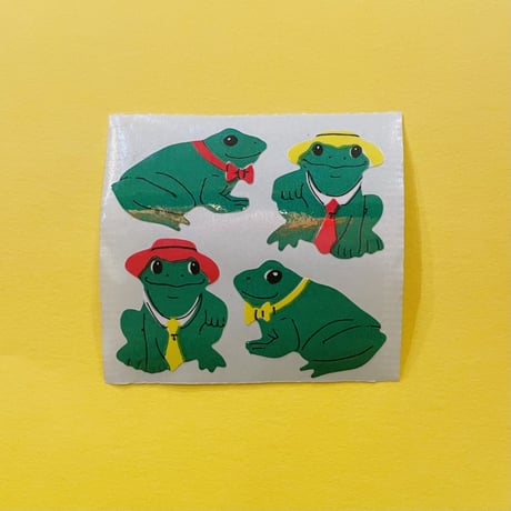 カエル シール FROG STICKER