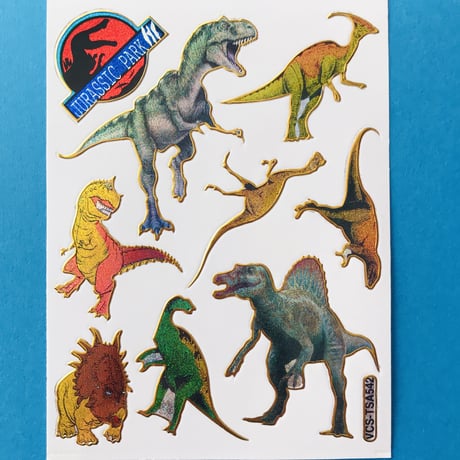 恐竜 キラキラ シール  DINOSAUR STICKER
