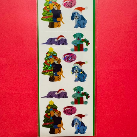 Sticker Garden★犬達のクリスマス CHRISTMAS DOGS
