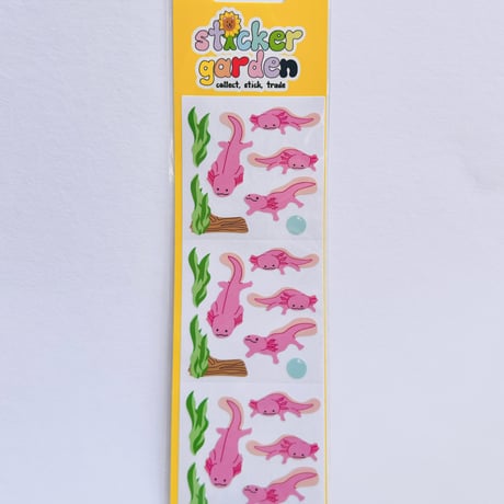 Sticker Garden★ ウーパールーパー Axolotl