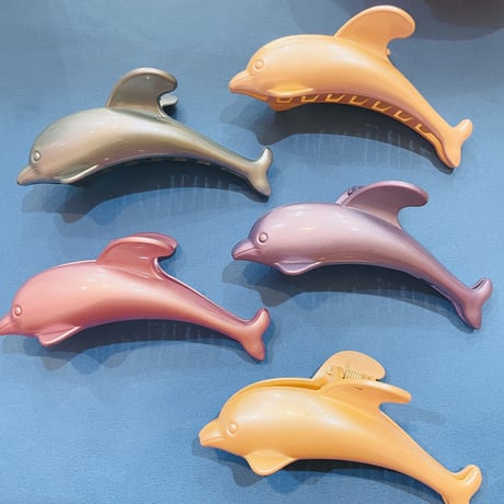 イルカ ヘアクリップ DOLPHIN HAIRCLIP