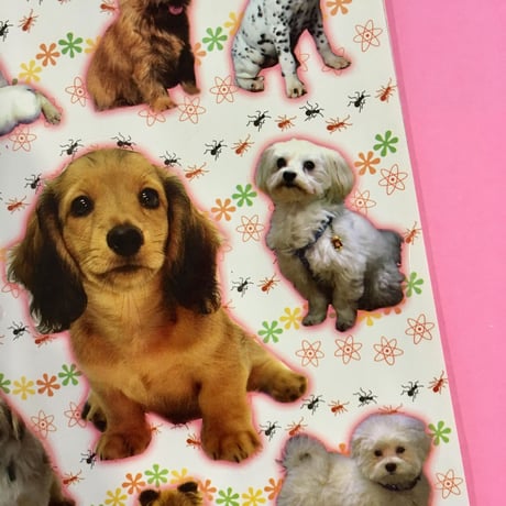 犬 いぬ シール 大 DOG STICKER ①