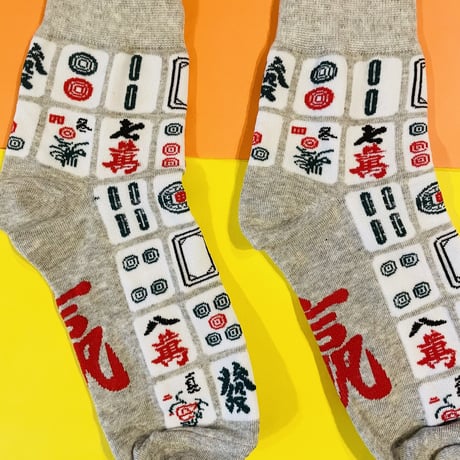 麻雀牌 靴下 MAHJONG SOCKS