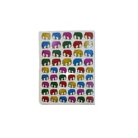 ゾウ　象　キラキラ　シール　ELEPHANT STICKER