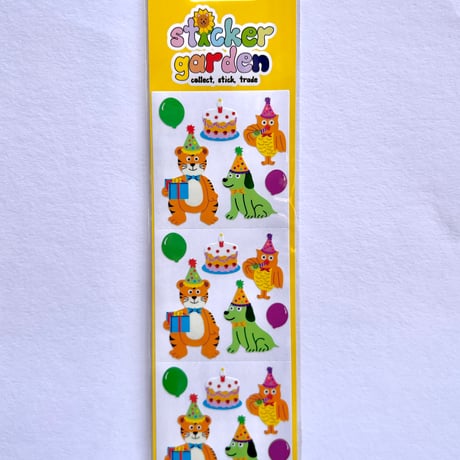 Sticker Garden★ 動物たちの誕生日会 Animal's Birthday Party