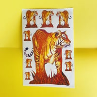 トラ シール 大 ② TIGER STICKER