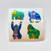 Great 7 シール ゴリラ ① プリズム GORILLA PRISM STICKER