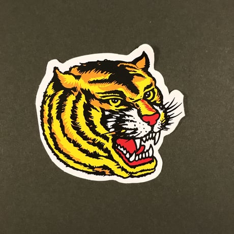 トラ 虎 タイガー シール 顔 TIGER FACE STICKER   