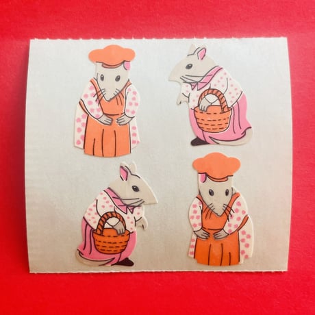 ネズミ シール MOUSE STICKER