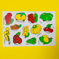 フルーツ シール 大 ⑦ FRUIT STICKER