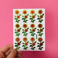ひまわり キラキラ シール SUNFLOWER STICKER