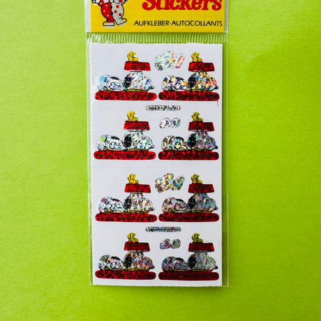 PEANUTS スヌーピー プリズム ステッカー パッケージ入り PEANUTS SNOOPY STICKERS