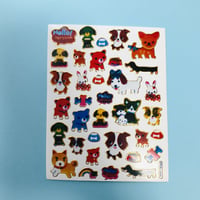 犬 キラキラ シール ② DOG STICKER