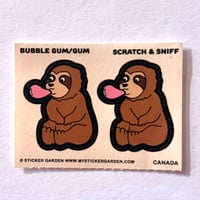 Sticker Garden 匂い付きシール  ナマケモノ バブルガムの香り