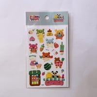SOSOM ROOM 動物たちの誕生日パーティー BIRTHDAY ANIMALS STICKER