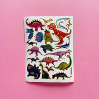 恐竜 ⑩ キラキラ シール  DINOSAUR STICKER
