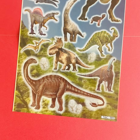 恐竜 シール 大 ① DINOSAUR STICKER