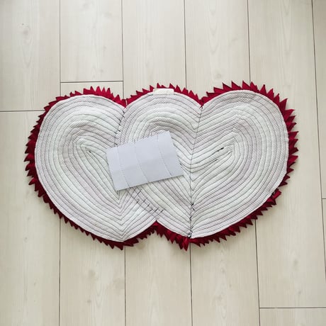 ⭐️ラグ⭐️ダブルハート RUG