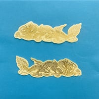 龍 ドラゴン 透明 ゴールド シール DRAGON STICKER