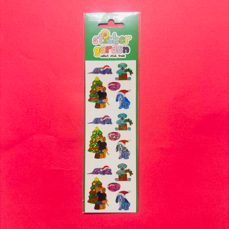 Sticker Garden★犬達のクリスマス CHRISTMAS DOGS