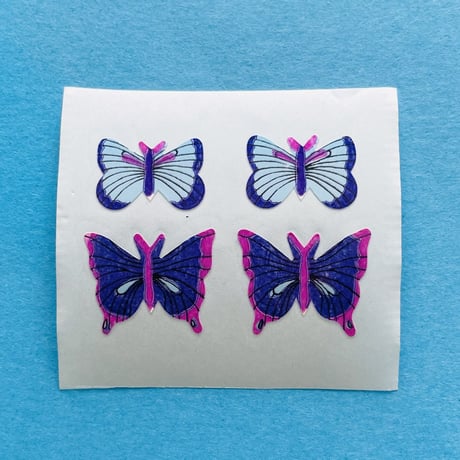 蝶々 シール BUTTERFLY STICKER