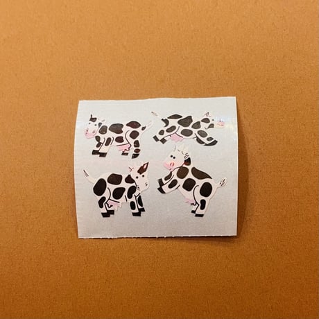 牛 シール COW STICKER