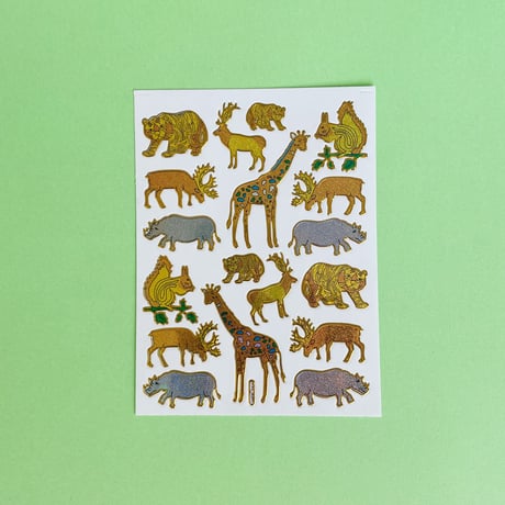 動物 ⑧ キラキラ シール ANIMAL  STICKER