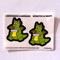 Sticker Garden 匂い付きシール  ドラゴン レモネードの香り