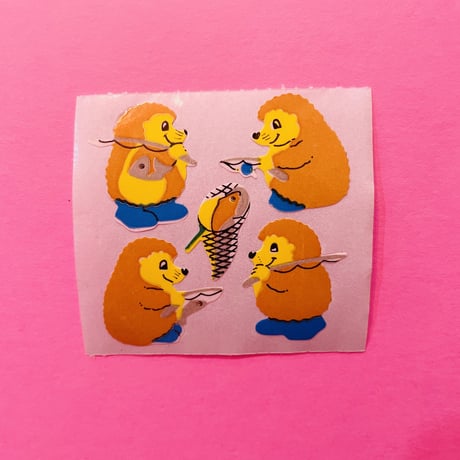 ハリネズミ シール HEDGEHOG STICKER