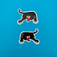 黒豹 シール BLACK PANTHER STICKER
