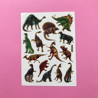 恐竜 ② キラキラ シール DINOSAUR STICKER