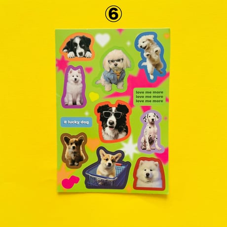 カラフル アニマル ステッカー COLORFUL ANIMAL STICKERS