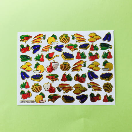 フルーツ キラキラ シール  ③  FRUIT STICKER