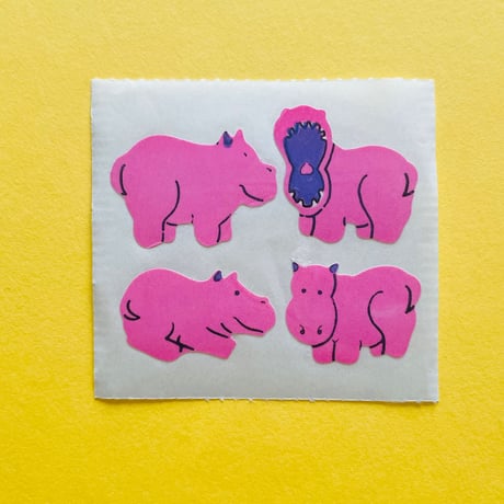 カバ シール HIPPO STICKER