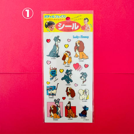 レトロなディズニーステッカー VINTAGE DISNEY STICKER