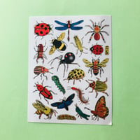 虫 ムシ キラキラ シール  INSECT STICKER