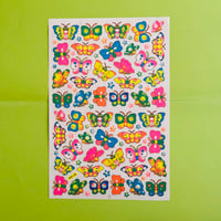 蝶々⑥ シール 大 BUTTERFLY STICKER