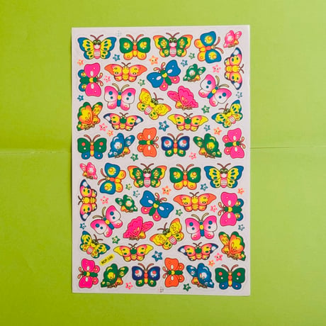 蝶々⑥ シール 大 BUTTERFLY STICKER