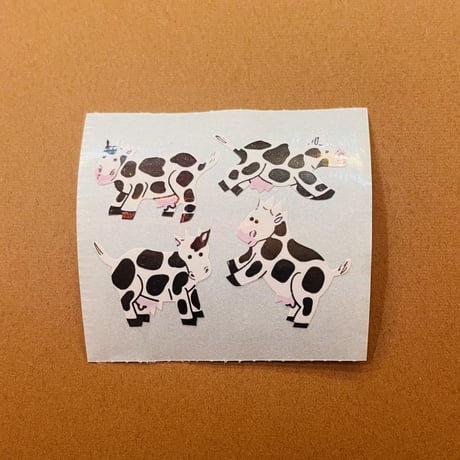 牛 シール COW STICKER