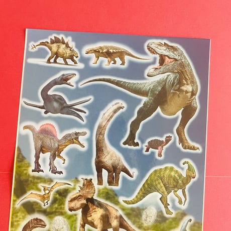 恐竜 シール 大 ① DINOSAUR STICKER