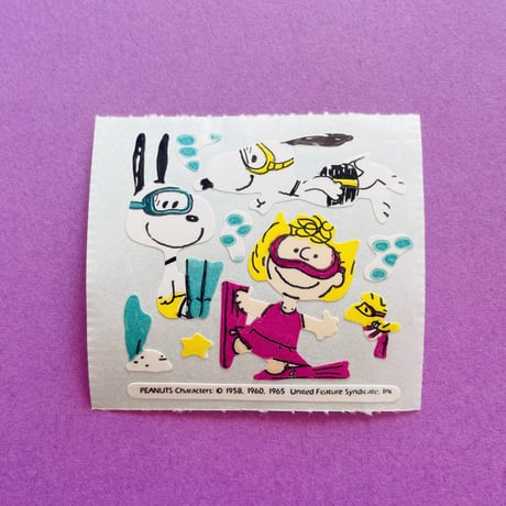 スヌーピー ⑧ シール SNOOPY STICKER