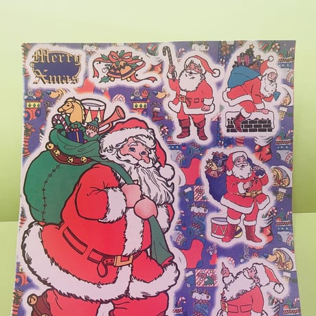 サンタ クリスマス シール 大 ② SANTA STICKER