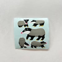 アナグマ シール BADGER STICKER