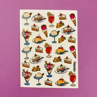 デザート ① キラキラ シール DESSERT STICKER