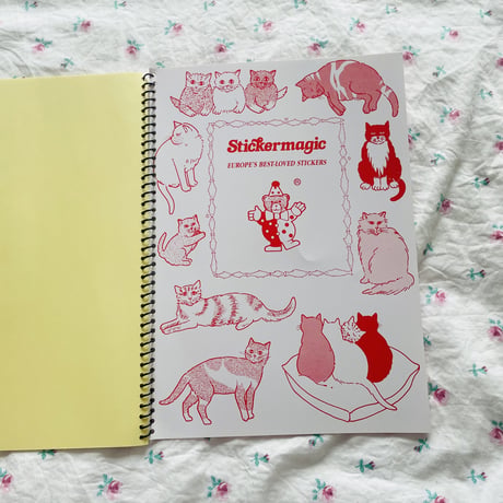 猫 ステッカーアルバム CAT STICKER ALBUM