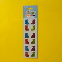 Sticker Garden★カラフルなくま bear
