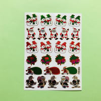 クリスマス ⑥ キラキラ シール CHRISTMAS STICKER