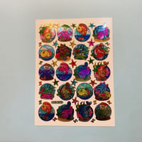 海の生き物 ⑦ キラキラ シール SEA ANIMAL STICKER