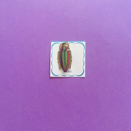 虫 レトロバッチ INSECT BADGE